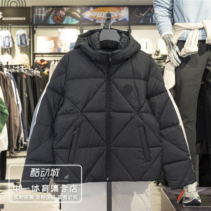 李宁羽绒服男子2025冬季新款韦德系列宽松80%鹅绒保暖外套AYMV565
