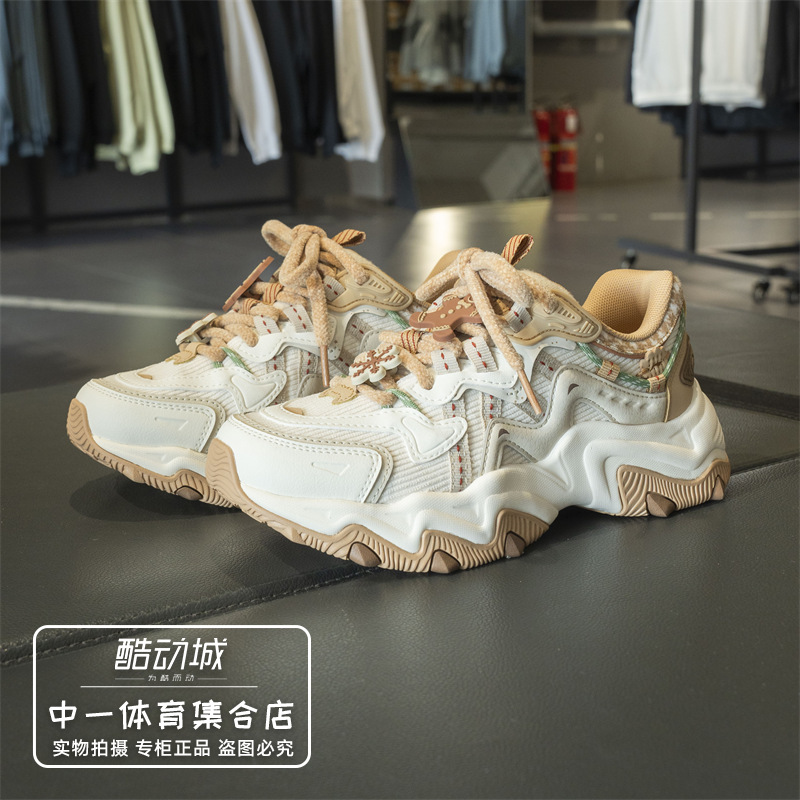 李宁女子休闲鞋2024冬季新款