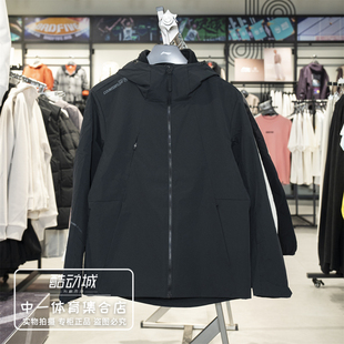 李宁户外CF溯珑壳白龘男子加绒保暖防泼水三合一运动风衣AWBV089