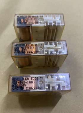 HDZ-468-1010 DC24V 德国正品亨士乐  镀金安全继电器 24VDC