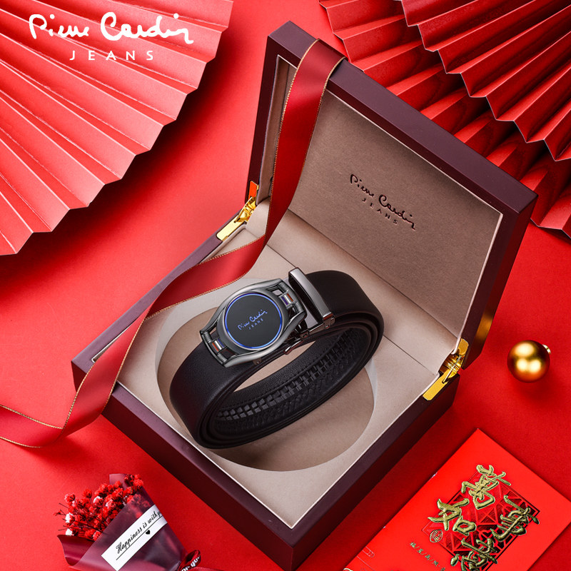 皮尔卡丹皮带男士真皮高档自动扣年轻人休闲纯牛皮奢侈腰带品牌潮,服饰配件/皮带/帽子/围巾,腰带/皮带/腰链,淘宝优惠券,粉丝福利购,淘宝优惠卷