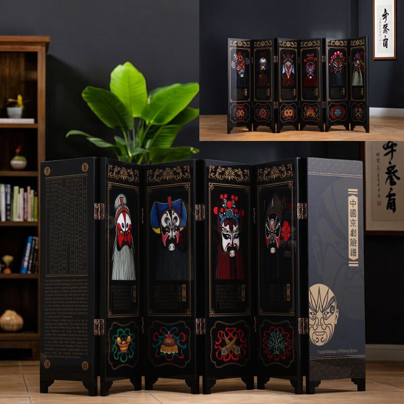 千里江山中国风礼品送老外漆器图片