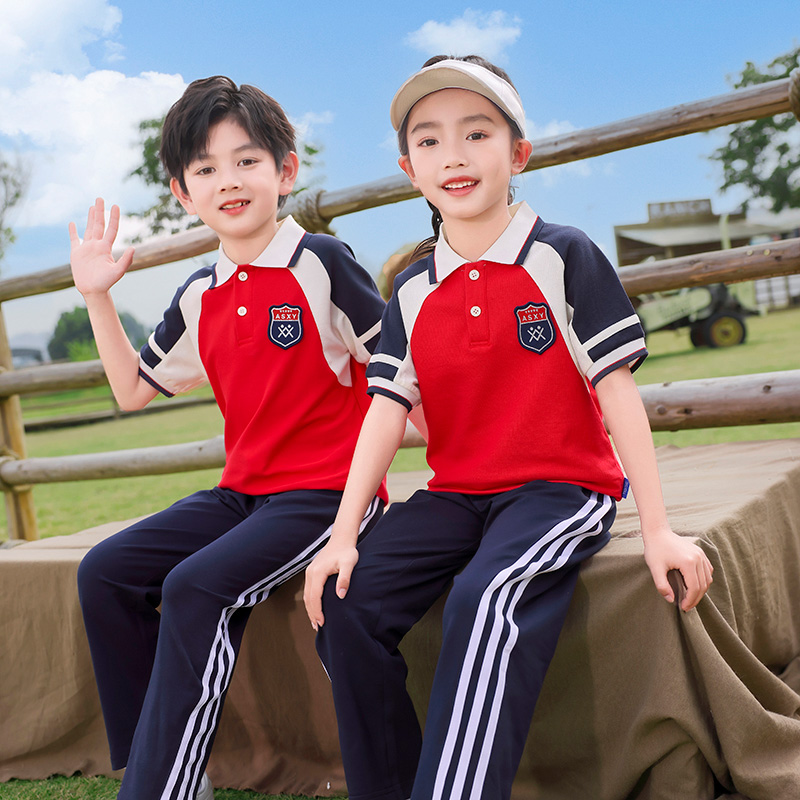 小学生校服英伦风套装班服夏装幼儿园园服夏季毕业照拍照表演服装