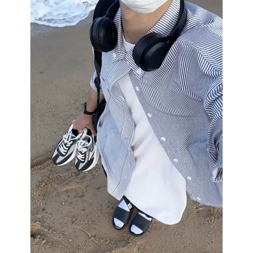 Летняя японская рубашка, в американском стиле, короткий рукав, защита от солнца