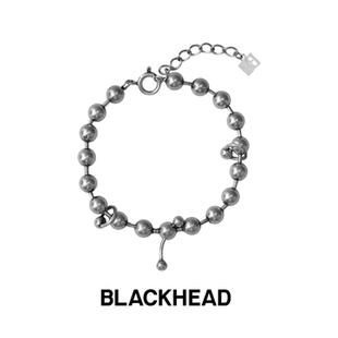 BLACKHEAD/黑头S925银穿刺圆珠手链简约原创设计女新款秋冬百搭