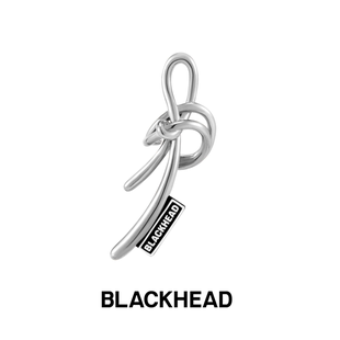 BLACKHEAD 耳飾小眾歐美高級 黑頭纏繞繩結(jié)耳夾女生免穿刺耳掛新款