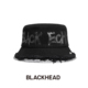 黑头深海回响LOGO拉毛双层渔夫帽防晒 BLACKHEAD 刘耀文同款