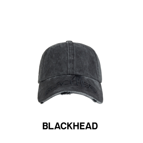 BLACKHEAD字母logo刺绣棒球帽