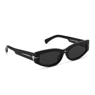 【秦霄贤同款】BLACKHEAD/黑头猫眼芒星装饰墨镜欧美款防紫外线