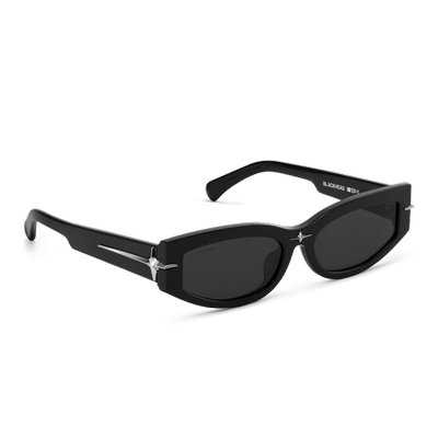 BLACKHEAD猫眼芒星装饰墨镜