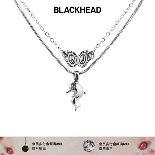 blackhead朱正廷同款海豚项链