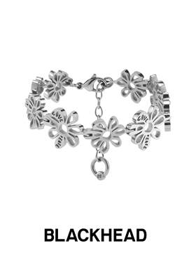 【白鹿同款】BLACKHEAD/黑头反战花拼接手链夸张花朵520送礼礼物