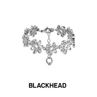 【白鹿同款】BLACKHEAD/黑头反战花拼接手链夸张花朵520送礼礼物
