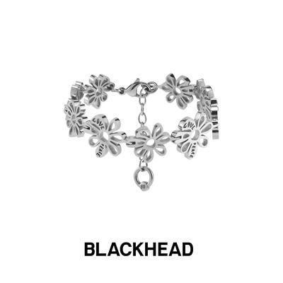 【白鹿同款】BLACKHEAD/黑头反战花拼接手链夸张花朵520送礼礼物