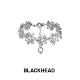 黑头反战花拼接手链夸张花朵520送礼礼物 BLACKHEAD 白鹿同款