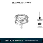 黑头新款 BLACKHEAD 小众蝎尾尾刺戒指情侣夸张个性 彭楚粤同款
