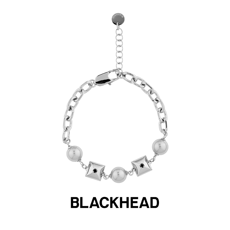 blackhead手链男水钻拼接小众