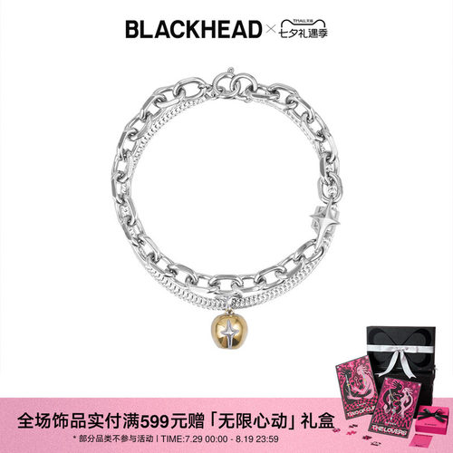 BLACKHEAD情侣choker双层手链