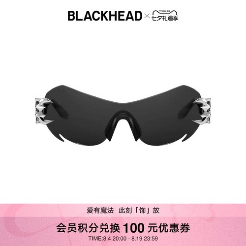 BLACKHEAD联名无边框墨镜