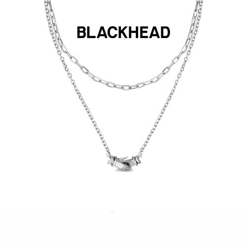 BLACKHEAD双层手套磁吸吊坠项链