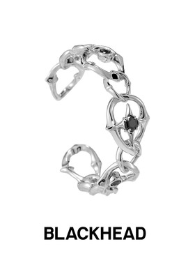 BLACKHEAD/黑头新月骑士系列骑士盔甲链条手镯新年原创设计