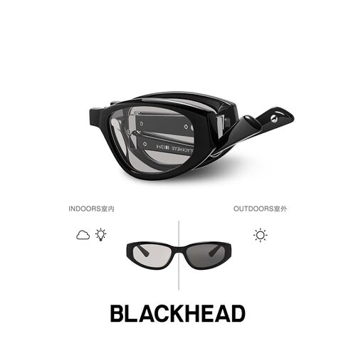 BLACKHEAD窄方框折叠墨镜
