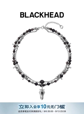 【敖瑞鹏同款】BLACKHEAD/黑头新月骑士系列骑士盔甲项链原创饰品