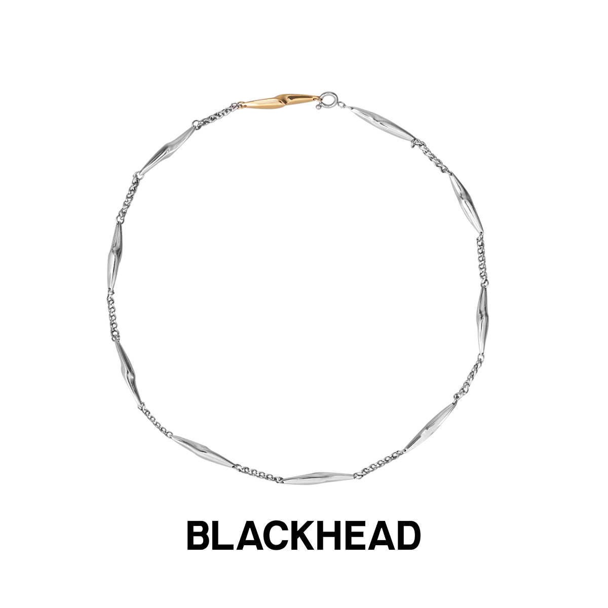 BLACKHEAD情侣闪电拼接项链