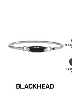 【董思成同款】 BLACKHEAD/黑头惊蜕系列蛇纹黑玛瑙圆环手镯520