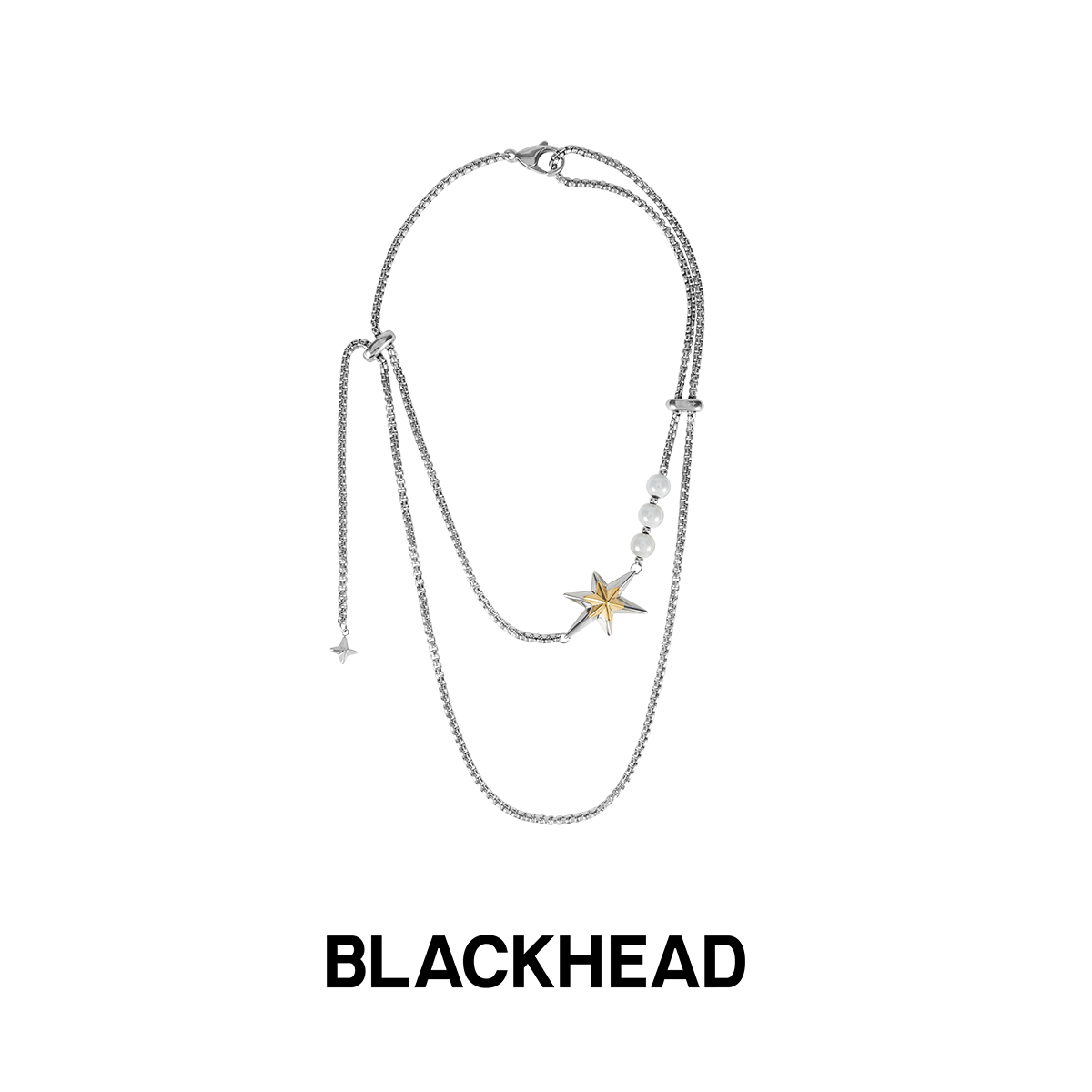 BLACKHEAD双层星星项链