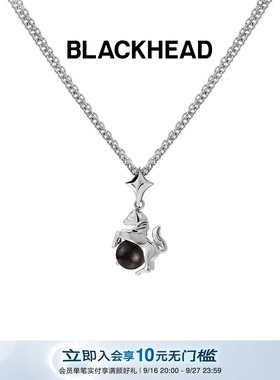【丞磊 张新成同款】BLACKHEAD/黑头新月骑士系列天马流星项链