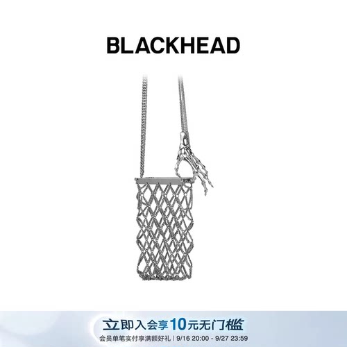 BLACKHEAD链条装饰金属手机包
