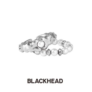 【KPL 钎城同款】BLACKHEAD/黑头深海回响海妖骨骼双层戒指汪苏泷