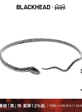BLACKHEAD/黑头蛇形choker项圈女士朋克男生配饰品项链王鹤棣同款