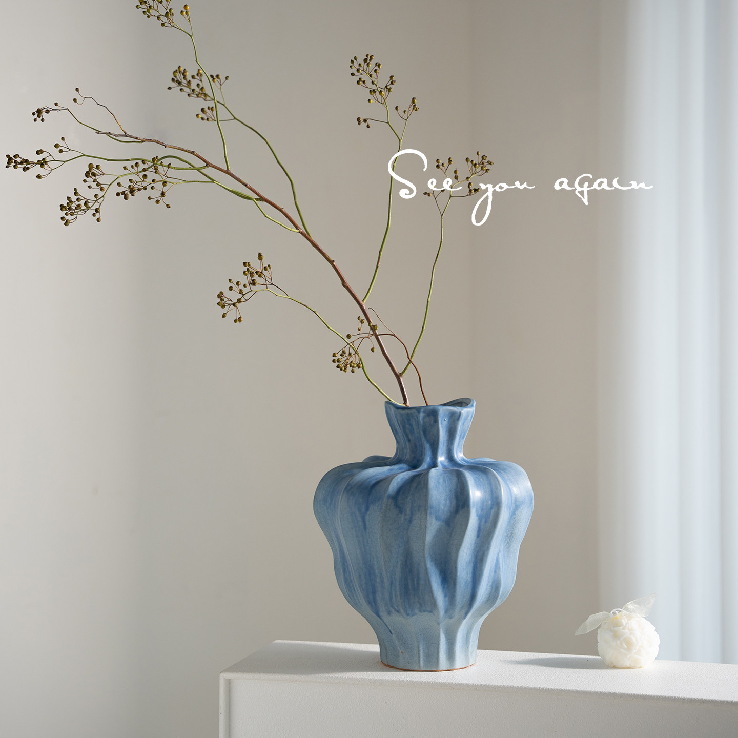 花瓶设计感小众复古侘寂风陶瓷花器高级感简约风客厅玄关插花摆件,鲜花速递/花卉仿真/绿植园艺,花瓶,淘宝优惠券,粉丝福利购,淘宝优惠卷