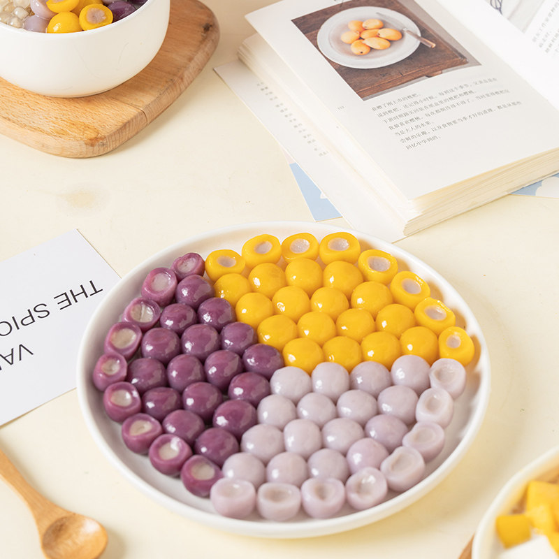 夹心芋圆包心龙珠珍珠红豆粉圆糯米小丸子脆波波奶茶店专用丸子,粮油调味/速食/干货/烘焙,芋圆,淘宝优惠券,粉丝福利购,淘宝优惠卷