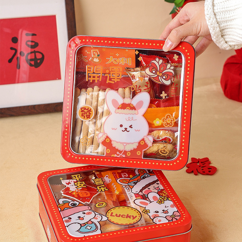 圣诞节曲奇饼干零食包装盒