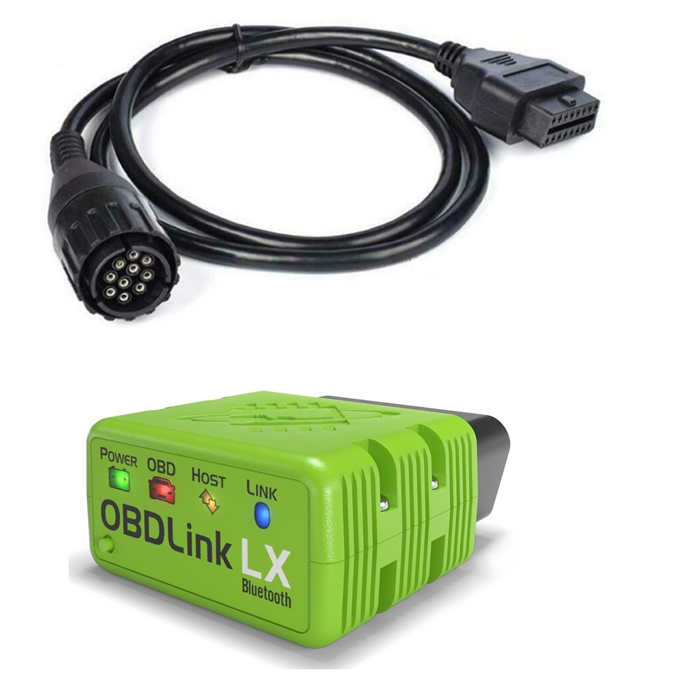OBDLINK LX 蓝牙OBD诊断宝马摩托车MOTOSCAN 保养码服务重置