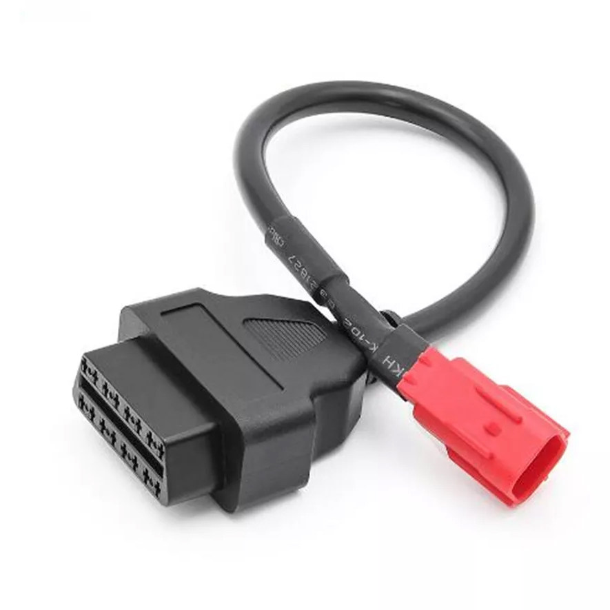 欧5摩托车专用6PIN转OBD2转接线 Triumph KTM 雅马哈本田
