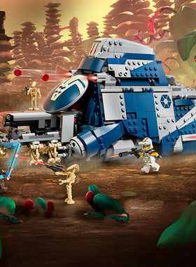 中国积木星球大战75435费卢西亚战役分裂势力运兵艇男孩拼装玩具