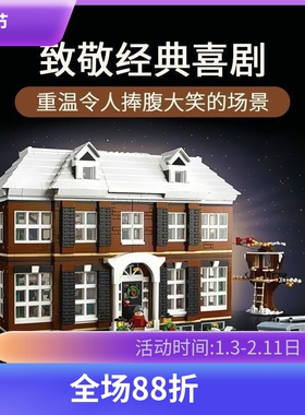 中国积木创意系列小鬼当家21330圣诞节礼物儿童益智拼装玩具男孩