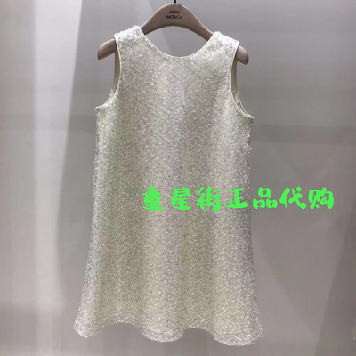 little moco专柜正品25年夏女童后背蝴蝶结无袖连衣裙KBE2DRS031