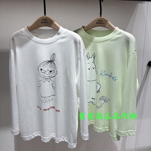 littlemoco国内代购26年夏款男女童联名款卡通长袖T恤KBF2TEE018