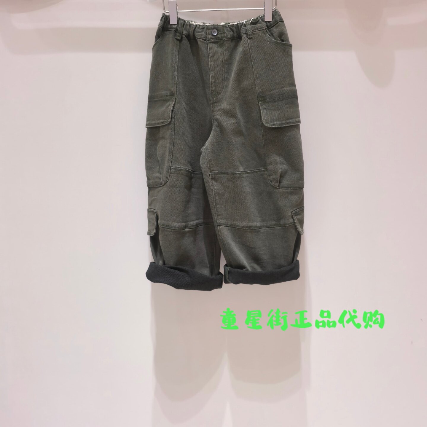 小江南童装国内代购26秋款男女童多口袋工装休闲长裤1Q8E13920