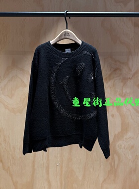 little moco专柜正品25年冬男女童绵羊毛圆领针织衫KBE4SWTT12奥