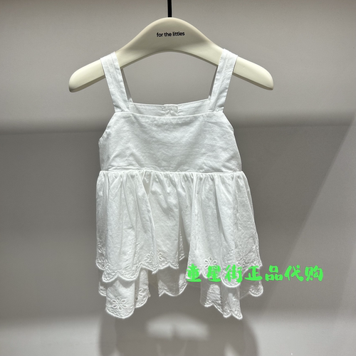 littlemoco国内代购26年夏婴童款女宝吊带背心上衣KBF2TOPY03
