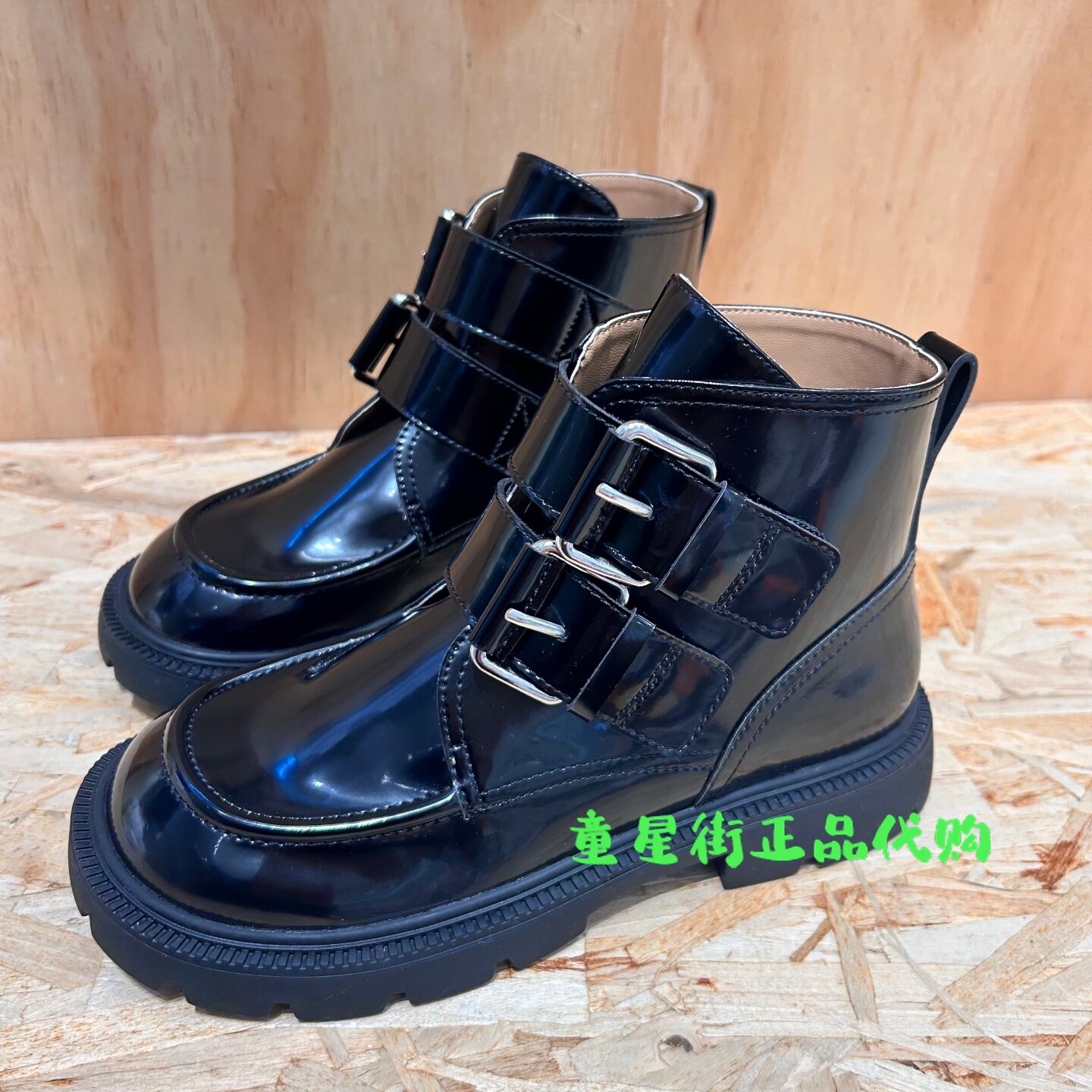 little moco专柜正品26春女童低帮PU皮女童短靴KBF1SHS003