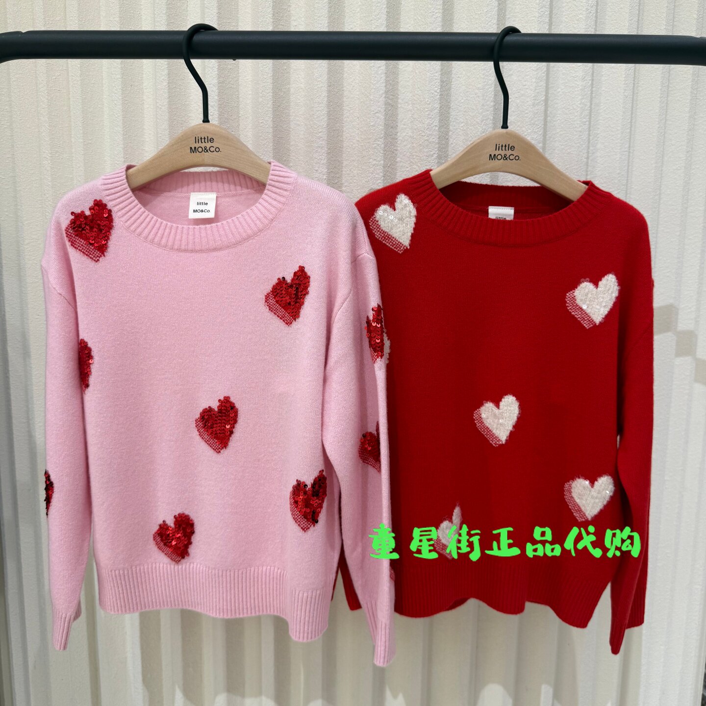 littlemoco国内代购26年冬中大童款女童针织套头毛衣KBF4SWTT05