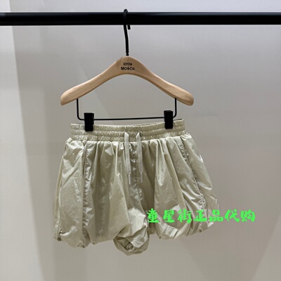 little moco专柜正品26年春款女童百搭花苞运动短裤KBF1SOT001