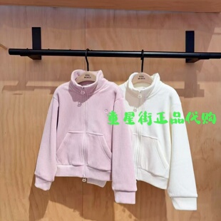 little moco专柜正品25年冬款女童灯芯绒夹克外套KBE4JKT007